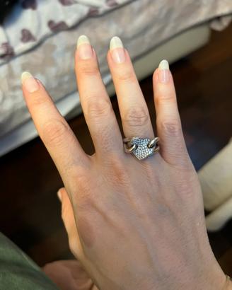 Anello cuore oro 18k