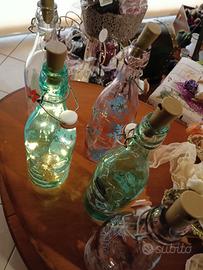 bottiglie/lanterne decoro Natalizio