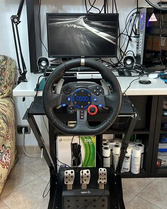 postazione per simulatori guida ps5 ps4 pc