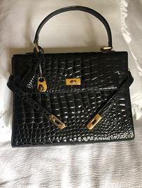 Borsa modello Kelly nera