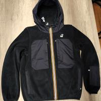 felpa giacca K-Way Samson 4.0 Orsetto Black NUOVA