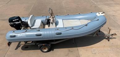 Gommone bwa 480 + suzuki 40cv 4t + carrello