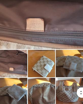 borsa e portafogli Gucci originale 