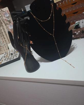 set collana e bracciale baciamano 