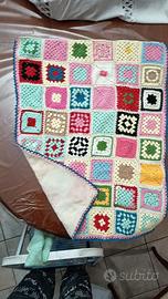 n° 2 copertine per neonato 1  lana e 1 cotone