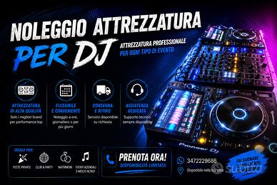 Noleggio attrezzatura per eventi