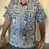 Camicia fantasia uomo mezze maniche