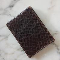 Portafoglio vintage in coccodrillo