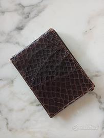 Portafoglio vintage in coccodrillo