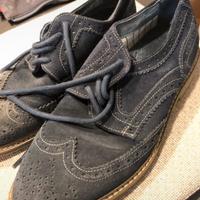 Scarpe in pelle blu tg 40