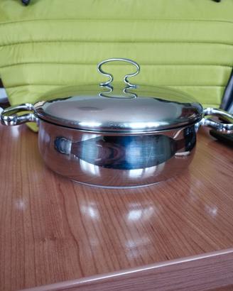 casseruola sambonet acciaio inox 18/10
