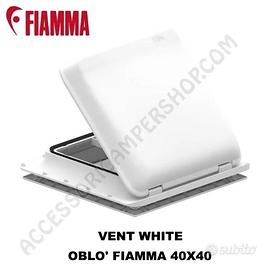 OBLO' VENT WHITE 40x40 FIAMMA CON CUPOLA BIANCA