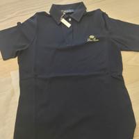 Polo Loro Piana Blu Scuro Tg 42 Manica Corta