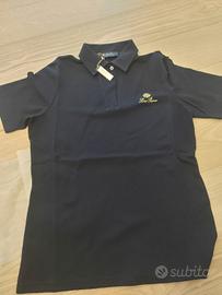 Polo Loro Piana Blu Scuro Tg 42 Manica Corta