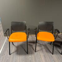 Sedie con sedile imbottito