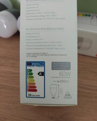 4x Mi led smart bulb