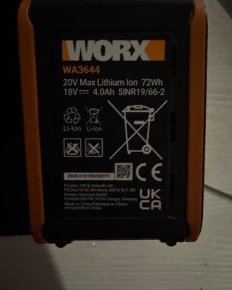 Batteria pro e caricabatterie per worx landroid