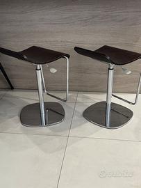 Nr.2 Sgabelli design( Lem la palma )regolabili