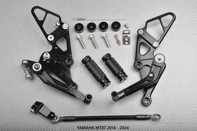 Pedane arretrate YAMAHA MT07 2014 - 2024