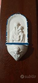 Acquasantiera in ceramica