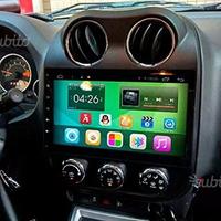 Navigatore autoradio jeep compass android wifi hd