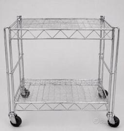 CARRELLO IN ACCIAIO INOX