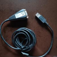 Adattatore seriale USB RS-232 Hama, 9 pin.