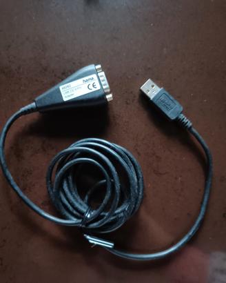 Adattatore seriale USB RS-232 Hama, 9 pin.