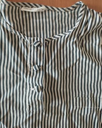 T-shirt o Maglia seta a strisce
