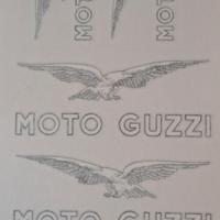 Decalcomanie moto guzzi vintage