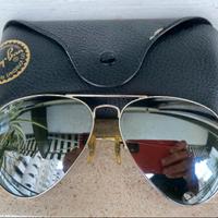 Occhiali da sole rayban aviator originali