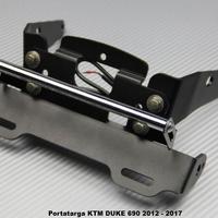 Portatarga KTM DUKE 690 2012 - 2017
