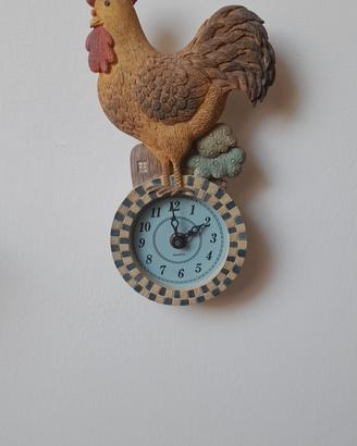 Simpatico orologio con galletto 