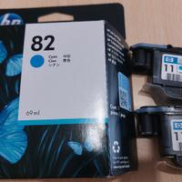 TESTINE E CARTUCCE PLOTTER HP DESIGNJET