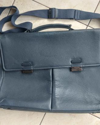 Piquadro Cartella da lavoro per Computer 15,6" Blu