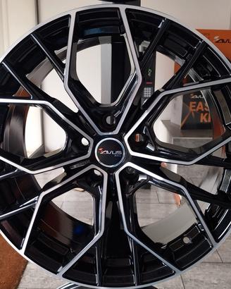 CERCHIO IN LEGA AVUS ACM-10 NERO DIAMANTATO