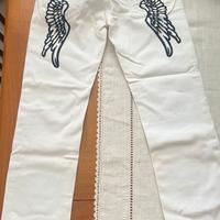 Jeans Angel&Devil bianco