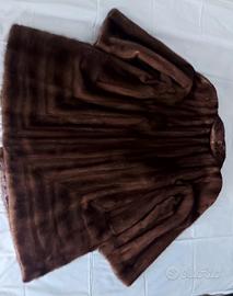 pelliccia di visone marrone 