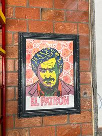 Quadro moderno Pop Art, dipinto a mano “Paplo”