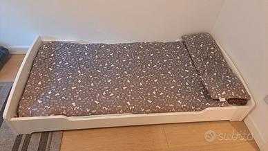 Lettino bambino bianco picci montessori