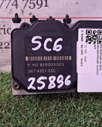 ABS KIA Sportage Serie 589203U940 W94 D4FD diesel