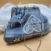 Borsetta in tessuto "Handmade"