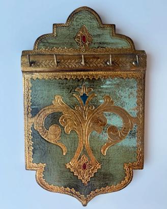 Portachiavi da parete stile fiorentino vintage