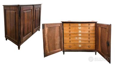 Credenza con cassetti antica in noce