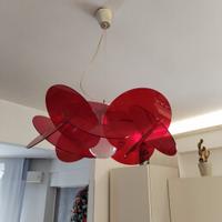 lampadario emporium Bea rosso 