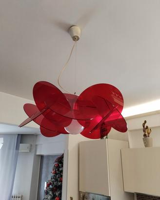 lampadario emporium Bea rosso 