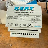 Alimentatore stabilizzato KERT AT600DIN