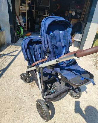 Cybex Gazelle s completo per gemelli e basi ISOFIX