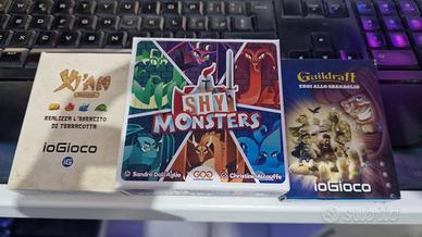 Lotto 3 giochi, Shy Monsters - Xian - Guildraft