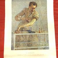 Stampa originale Emilio Bestetti L'eroe di Amisani